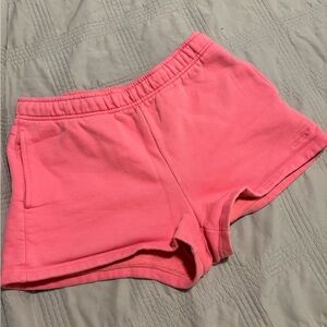 Aritzia Coral SweatShorts